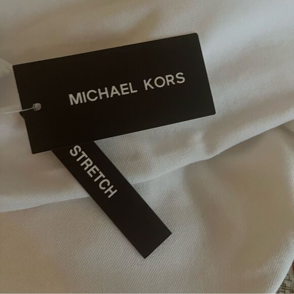 MICHAEL KORS men’s Short Sleeve Shirt with Gray Trim Size XL NWT - Picture 5 of 6